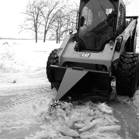 Skid Steer Ice Scraper Attachment